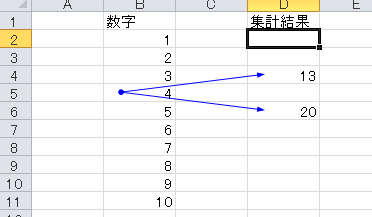 Excel 参照先のトレース