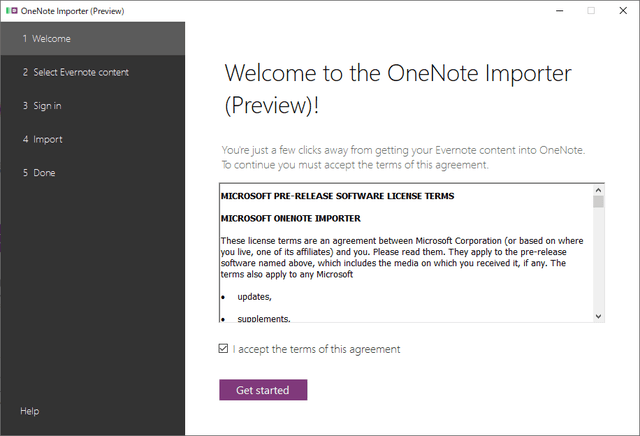 OneNote Importer